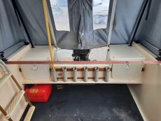 Kajütboot Angelboot Ockelbo kurze Kajüte neuwertige Persenning Kajütboot Angelboot Ockelbo kurze Kajüte neuwertige Persenning