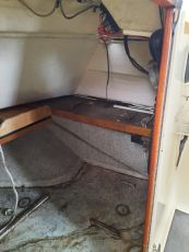 Kajütboot Angelboot Ockelbo kurze Kajüte neuwertige Persenning Kajütboot Angelboot Ockelbo kurze Kajüte neuwertige Persenning