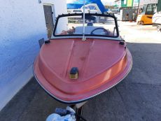 Motorboot Ibis + Motor Suzuki 15PS 4-Takt + Strassentrailer + viel Zubehör