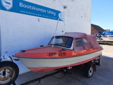 Motorboot Ibis + Motor Suzuki 15PS 4-Takt + Strassentrailer + viel Zubehör