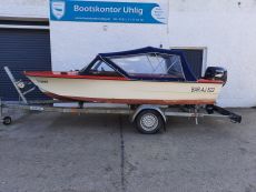 Motorboot Trainer 25PS Suzuki 4-Takt 750kg Trailer