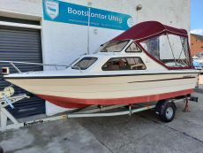 Kajütboot Mystraly Weekend 480 mit 20PS Yamaha 4-Takt 3x Planen