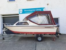 Kajütboot Mystraly Weekend 480 mit 20PS Yamaha 4-Takt 3x Planen