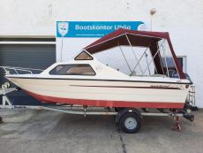 Kajütboot Mystraly Weekend 480 mit 20PS Yamaha 4-Takt 3x Planen