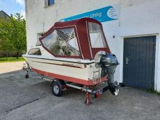 Kajütboot Mystraly Weekend 480 mit 20PS Yamaha 4-Takt 3x Planen