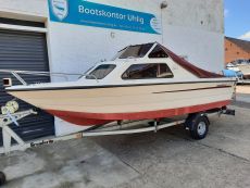 Kajütboot Mystraly Weekend 480 mit 20PS Yamaha 4-Takt 3x Planen