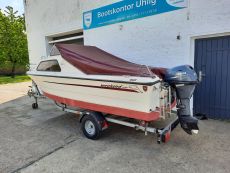 Kajütboot Mystraly Weekend 480 mit 20PS Yamaha 4-Takt 3x Planen