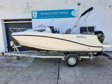 2023er Quicksilver 505 Cabin + 2025er Mercury 80PS + 1300 Trailer