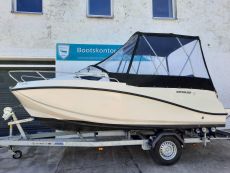 2023er Quicksilver 505 Cabin + 2025er Mercury 80PS + 1300 Trailer