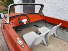 Motorboot Angelboot Ibis 2 mit Fahrpersenning große Badeleiter Motorboot Angelboot Ibis 2 mit Fahrpersenning große Badeleiter