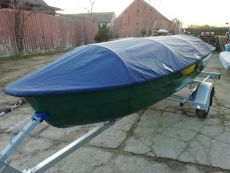 Plane mit Spriegeln für Ruderboot Allrounder