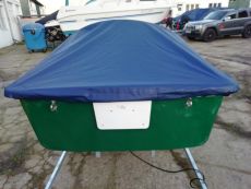 Plane mit Spriegeln für Ruderboot Allrounder Plane mit Spriegeln für Ruderboot Allrounder