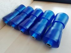 Kielrolle blau für Trailer